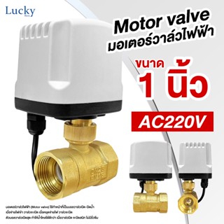 Motor Valve มอเตอร์วาล์วไฟฟ้า AC220V ขนาด 1 นิ้ว DN-25