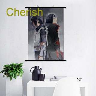 โปสเตอร์ติดผนัง ลายการ์ตูนนารูโตะ Cherish สไตล์วินเทจ สําหรับตกแต่งบ้าน บาร์