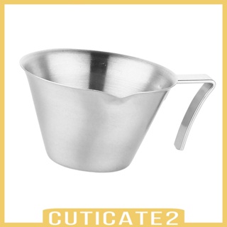 [Cuticate2] ถ้วยตวงสเตนเลส 3 ถ้วย ใช้ซ้ําได้ สําหรับร้านอาหาร บาร์