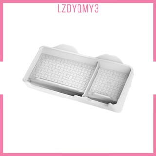 [Lzdyqmy3] กล่องเก็บของตกแต่งภายในรถยนต์ สีขาว สําหรับ Tesla