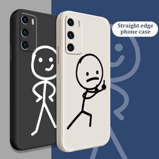 เคสโทรศัพท์มือถือแบบนิ่ม กันกระแทก ลาย Matchstick man สําหรับ Huawei Y6P Y7 Y6 Pro Prime Y6S Y7A Nova 5i 5T 7 3i Honor 8X 20 20S P20 Lite 2019 P30 P40 Pro