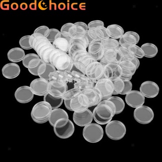 【Good】Coin capsules Plastic Transparent Organizer Case Publications Supplies【Ready Stock】