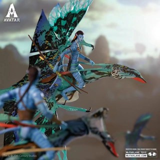 9.9 เหนื่อยมากตุ๊กตาโมเดลของเล่น Mcfarlane Avatar 1 Jack Netini Flying Dragon ของแท้