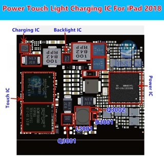 คอยล์ชาร์จไฟ 343S00203-A0 BCM15900B0 5662 BQW S47 P17 CS42L83A JE8 BF V3 Diode 100 สําหรับ IPAD 2018 A1893