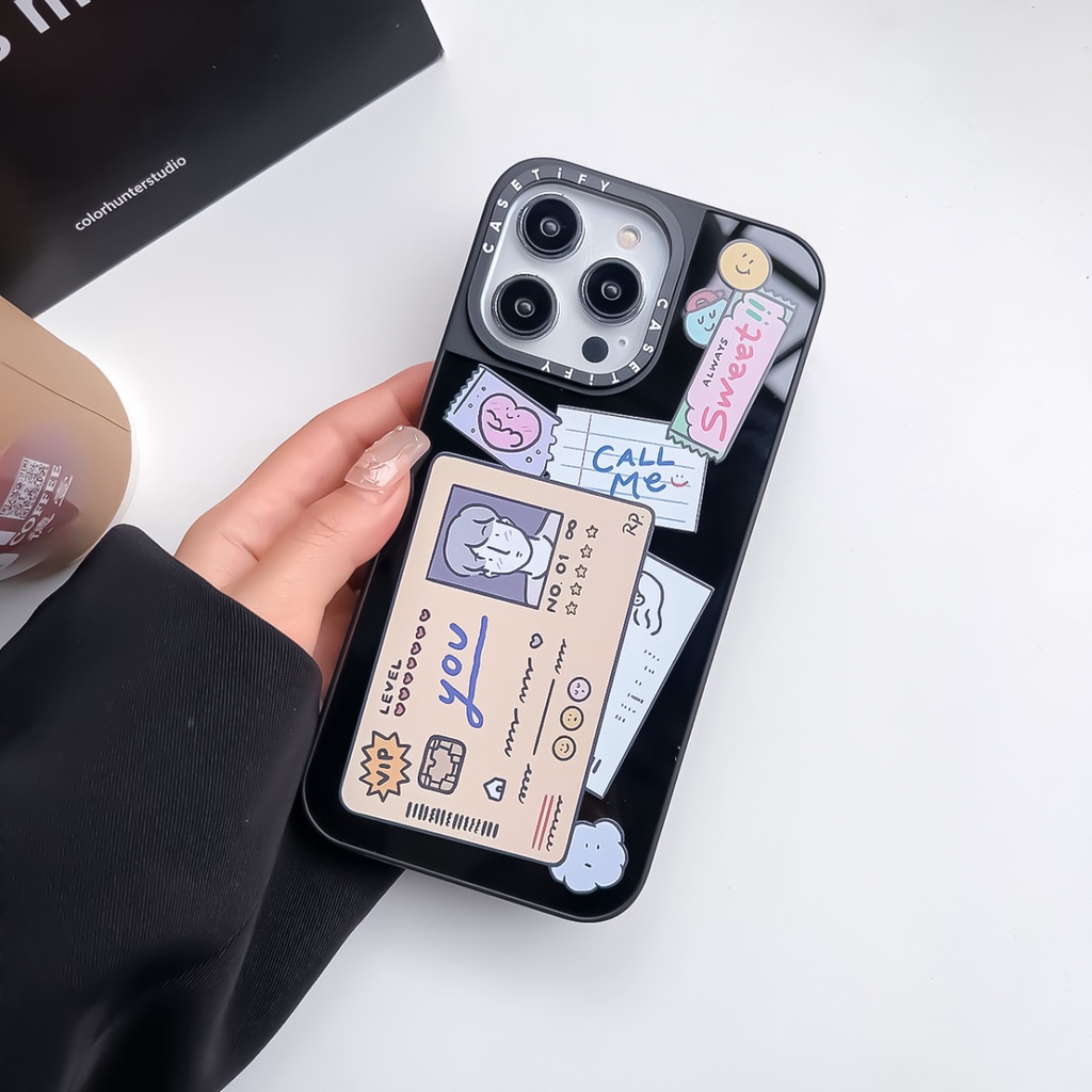 กระจกสําหรับiPhone 17 AIR 16 Pro max 15 Promax 14 Plus 13 mini 12 11 XS XR XSMAX 7G 7 Plus SE2020 คู่กันกระแทกFull Protectorโทรศัพท์มือถือกรณี - รูปที่ 3