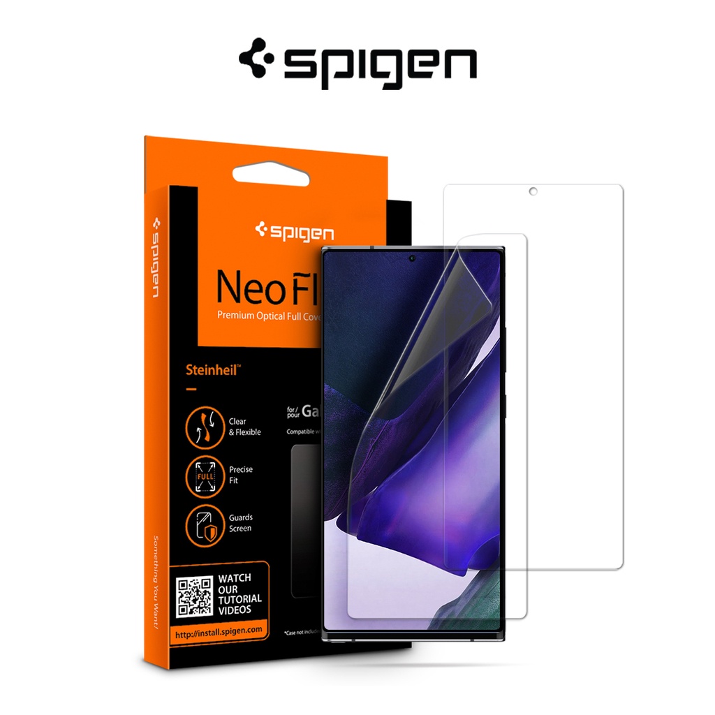 Spigen Note 20 Ultra Screen Protector Neo Flex Samsung Galaxy Screen Protector (ด้านหน้า 2 ชิ้น)