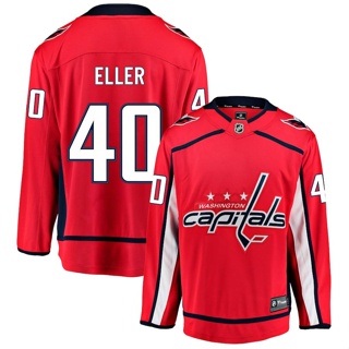 เสื้อกีฬาแขนยาว ลาย HQ1 NHL Washington Capitals Home Jersey Eller Hockey พลัสไซซ์ QH1