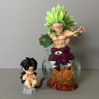 โมเดลฟิกเกอร์ Dragon Ball GK Crescent Moon WCF Super Three Broly Baby Broly Great Ape สําหรับตกแต่ง