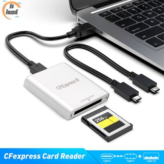 【IS】อะแดปเตอร์การ์ดรีดเดอร์ Cfexpress Type B Usb3.1 Gen2 10Gbps 1DX3 พร้อมไฟแสดงสถานะ LED