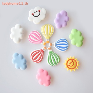 Onelady ตัวติดรองเท้า PVC ลายการ์ตูนเมฆ ดอกไม้ 12 ชิ้น สําหรับตกแต่งรองเท้า Diy