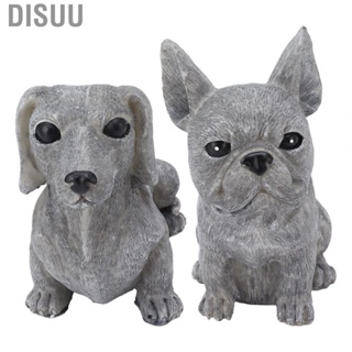 Disuu Dog Garden Statues  Outdoor Lifelike Prevent Cracking for Lawn