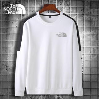 The.north.face เสื้อกันหนาวลําลอง แขนยาว คอกลม ทรงหลวม สําหรับผู้ชาย [M-4XL]