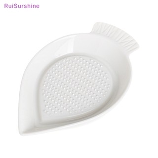 Ruisurshine เครื่องขูดกระเทียม ขิง แครอท เครื่องเทศ ผัก เซรามิก