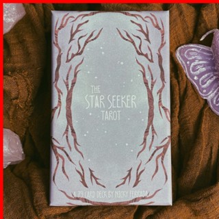 ใหม่ ไพ่ทาโรต์ ลาย The Star Seeker ขนาด 12*7 ซม. พร้อมไกด์บุ๊ก สําหรับผู้ใหญ่