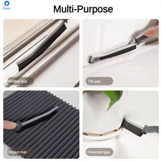 Gap Brush Dead Angle Window Gap Groove Dust Brush Cleaning Tile Dust Sweeping Multifunctional Brush Wall Hanging Bathroom 【bluey】