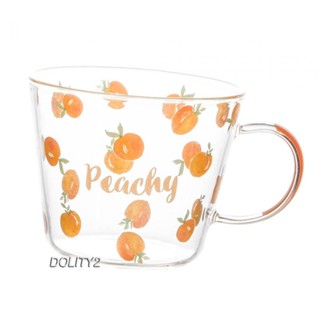 [Dolity2] แก้วกาแฟ พร้อมหูจับ สร้างสรรค์ สําหรับโยเกิร์ต เครื่องดื่ม เดินทาง