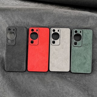 เคสโทรศัพท์มือถือหนังนิ่ม ประดับขนเฟอร์ คุณภาพสูง หรูหรา สําหรับ Huawei P60 Pro P50 Pocket P60