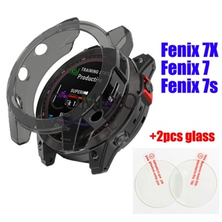 สําหรับ Garmin fenix 7 7X 7S TPU เคสนิ่ม ป้องกัน กันชน นาฬิกา กรอบ กันกระแทก เคสป้องกัน