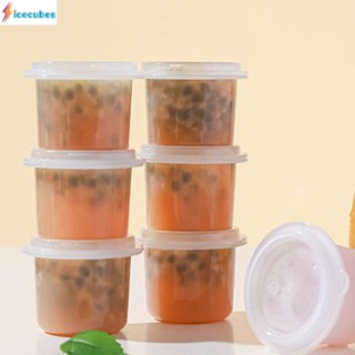 Ice Box Summer Ice Cube Circular Creative Pressed With Lid Small Ice Block Mold Multi-functional Soft Bottom Food Supplement Box ICECUBES