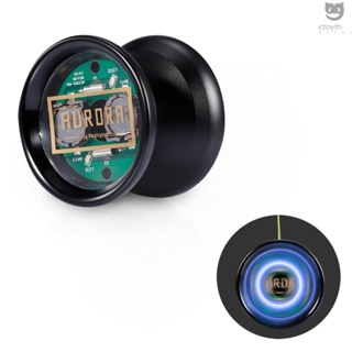 Ctoy MAGICYOYO โยโย่อลูมิเนียมอัลลอยด์ ไม่ตอบสนอง พร้อมฝาครอบไฟ LED สําหรับเด็ก และผู้ใหญ่