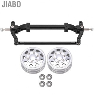 Jiabo Steering Front Axle and Wheel Hub Bearing  Kit Aluminum Alloy for Tamiya 1/14 Tractor Model Car