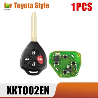 Xhorse XKTO02EN อะไหล่รีโมตกุญแจ 4 ปุ่ม สําหรับ Toyota Style VVDI