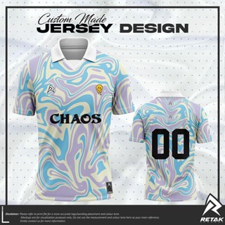 Jersey RETRO COLLAR BAJU JERSEY CHAOS ปี 2023