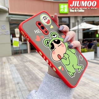 เคสโทรศัพท์มือถือใส ขอบสี่เหลี่ยม กันกระแทก ลายการ์ตูนชินจังซน สําหรับ OPPO Reno Reno Z Reno