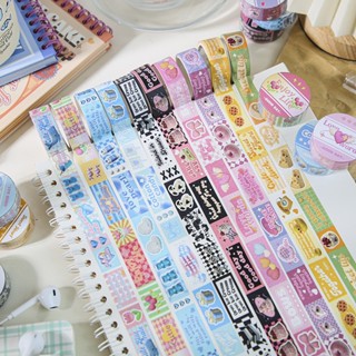Peach 20 colored adhesive tape stickers Diary Scarpbooking DIY Decoration Washi Tape