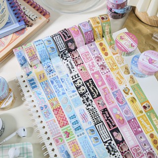 Peach 20 colored adhesive tape stickers Diary Scarpbooking DIY Decoration Washi Tape