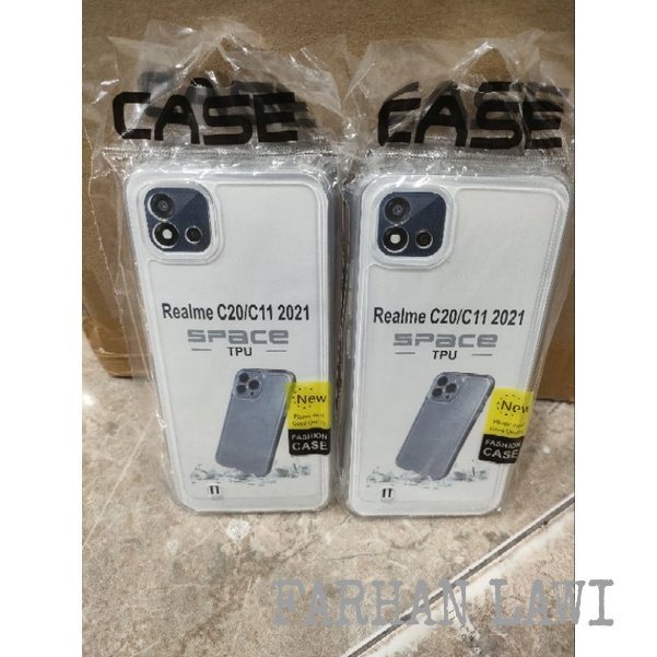Softcase Realme C20 C11 201 ปลอกซิลิโคน Selicon Case ใส Terasfaran ป้องกัน Pro กล้อง