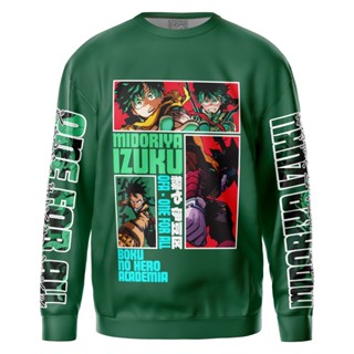 เสื้อกันหนาว ลาย Midoriya Izuku My Hero Academia แฟชั่นสตรีท