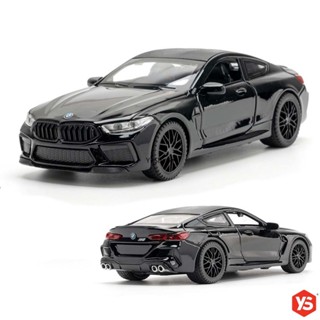 โมเดลรถของเล่น BMW M8 สเกล 1:32 พร้อมไฟ เสียง วิ่ง โมเดลรถ