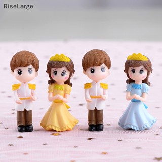 [RiseLarge] ใหม่ ตุ๊กตาเจ้าชายเจ้าหญิง ขนาดเล็ก สําหรับตกแต่งสวนภูมิทัศน์ DIY 1 ชุด