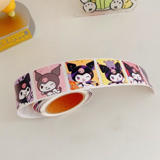 SANRIO สติกเกอร์เทป ลายการ์ตูนซานริโอ้ สําหรับตกแต่งสมุดบัญชีมือ DIY มี 1 ม้วน