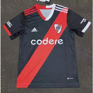 เสื้อกีฬาแขนสั้น ลายทีมชาติฟุตบอล Fan Edition 2023-24 River Bed 2 ชุดเยือน