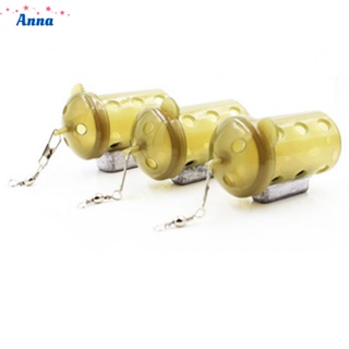 【Anna】Fishing Feeder 1pc 20-60g Baits Basket Carp Fishing Equipment Maggot Nest