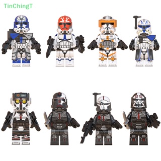 [TinChingT] ของเล่นตัวต่อฟิกเกอร์ Clone AhsokaTroopers ขนาดเล็ก WM6095 8 ชิ้น