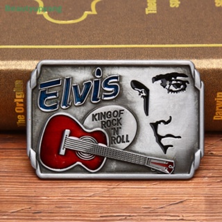 [Beautyupyang] เข็มขัดกว้าง ลาย The King of Rock and Roll Elvis สําหรับผู้ชาย