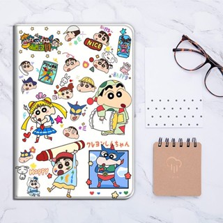 Crayon Shinchan case iPad เคส ใช้สำหรับ ไอแพด iPad air4/5 mini1/2/3/4/5/6 เคสไอแพด gen7/8/9 gen10 2022 pro11 เคสหลังใส