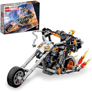 ของเล่นตัวต่อเลโก้ ซูเปอร์ฮีโร่ Marvel Ghost Rider Mecha Starts &amp; Bike 76245 สําหรับเด็กผู้ชาย อายุ 7 ปี [ส่งตรงจากญี่ปุ่น]