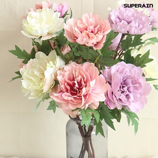 [sr Flower] ดอกโบตั๋นประดิษฐ์ สําหรับตกแต่งบ้าน สวน ห้องนั่งเล่น บอนไซ 1 ชิ้น