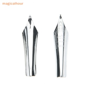 Magicalhour^^ ปากกาหมึกซึม ปลายโค้ง สีเงิน x750 159 สําหรับ jinhao *new 1 ชิ้น