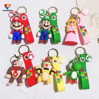 (🎉พร้อมส่ง🎉) พวงกุญแจ มาริโอ้ Mario ห่วงสีทอง ของขวัญ ของสะสม น่ารักมากกก HOT