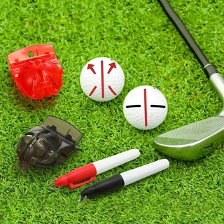 Golf Ball Line Marker Easter Egg Drawing Tool ปากกาแห้งเร็วกันน้ํา