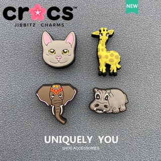 Jibbitz crocs charms หัวเข็มขัดรองเท้า อุปกรณ์เสริมรองเท้า แมว กล่องม้า สัตว์น่ารัก หัวเข็มขัดตกแต่งการ์ตูน