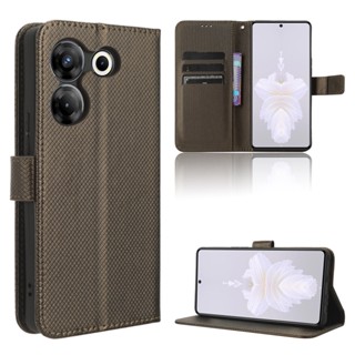 เคสโทรศัพท์หนัง PU ฝาพับ พร้อมช่องใส่บัตร และขาตั้ง สําหรับ Tecno Camon 20 Pro 20Pro 5G