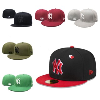 [Spot] New York Yankees Cap Men Womens Baseball W Close Full Fit Hat Hip Hop GCBM