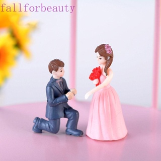 FALLFORBEAUTY ฟิกเกอร์คู่รัก ขนาดเล็ก DIY สําหรับตกแต่งบ้าน