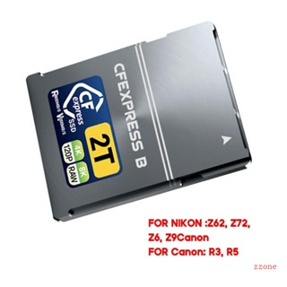 Zzz อะแดปเตอร์การ์ด CFexpress B สําหรับกล้อง CFexpress Type B เป็น NVME 2230 SSD Z6 Z7 Z9 D5 D500 D6 R3 R5